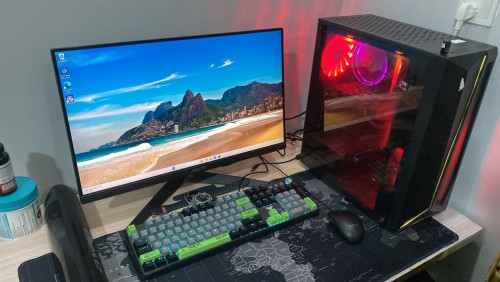 PC Gaming i5-12400F RTX 3060 8G Ram 16G SSD 500G + Monitor 24"
