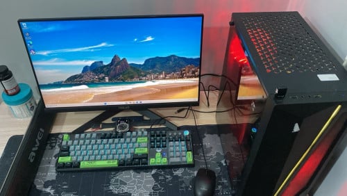 PC Gaming i5-12400F RTX 3060 8G Ram 16G SSD 500G + Monitor 24"