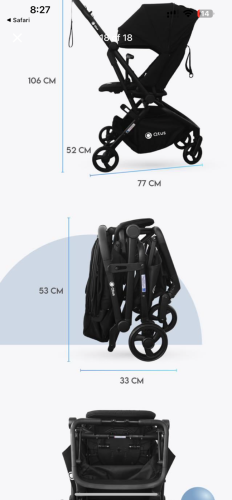 Qtus lark pro stroller