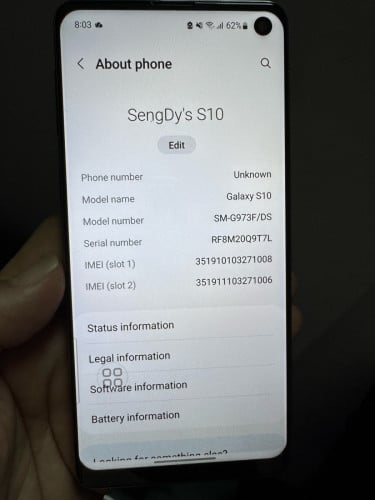 Samsung S10