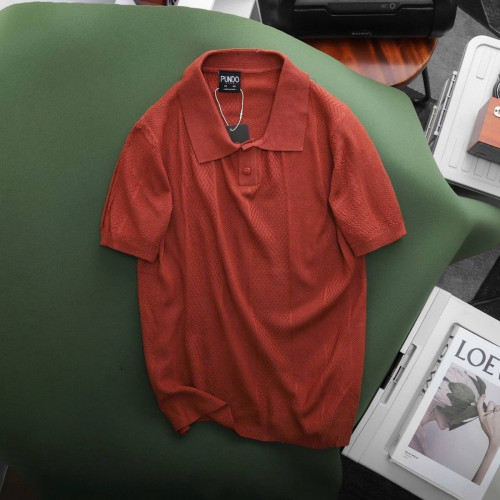 Short-Sleeve Knit Polo