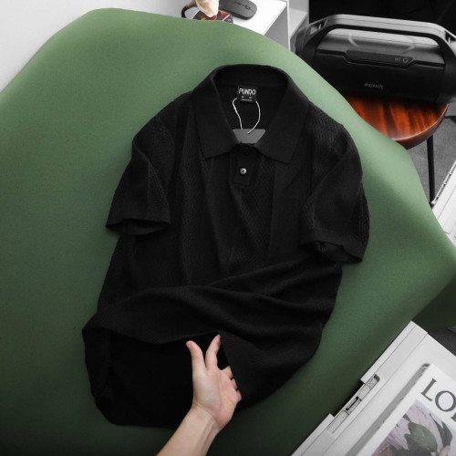 Short-Sleeve Knit Polo