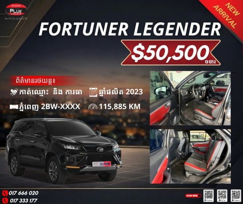 Toyota Fortuner Legender 2023