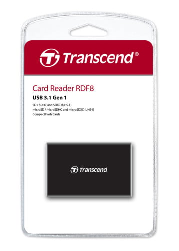 Transcend Multi-Card Reader USB 3.1 Gen 1 Type-C All-in-1