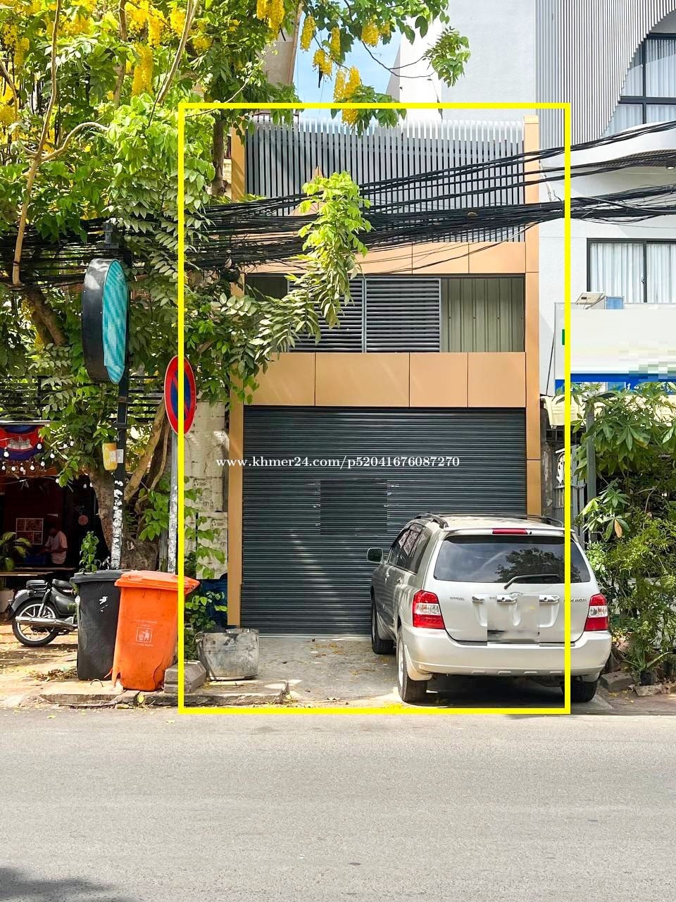 Shophouse for rent at Toul Tum Pung