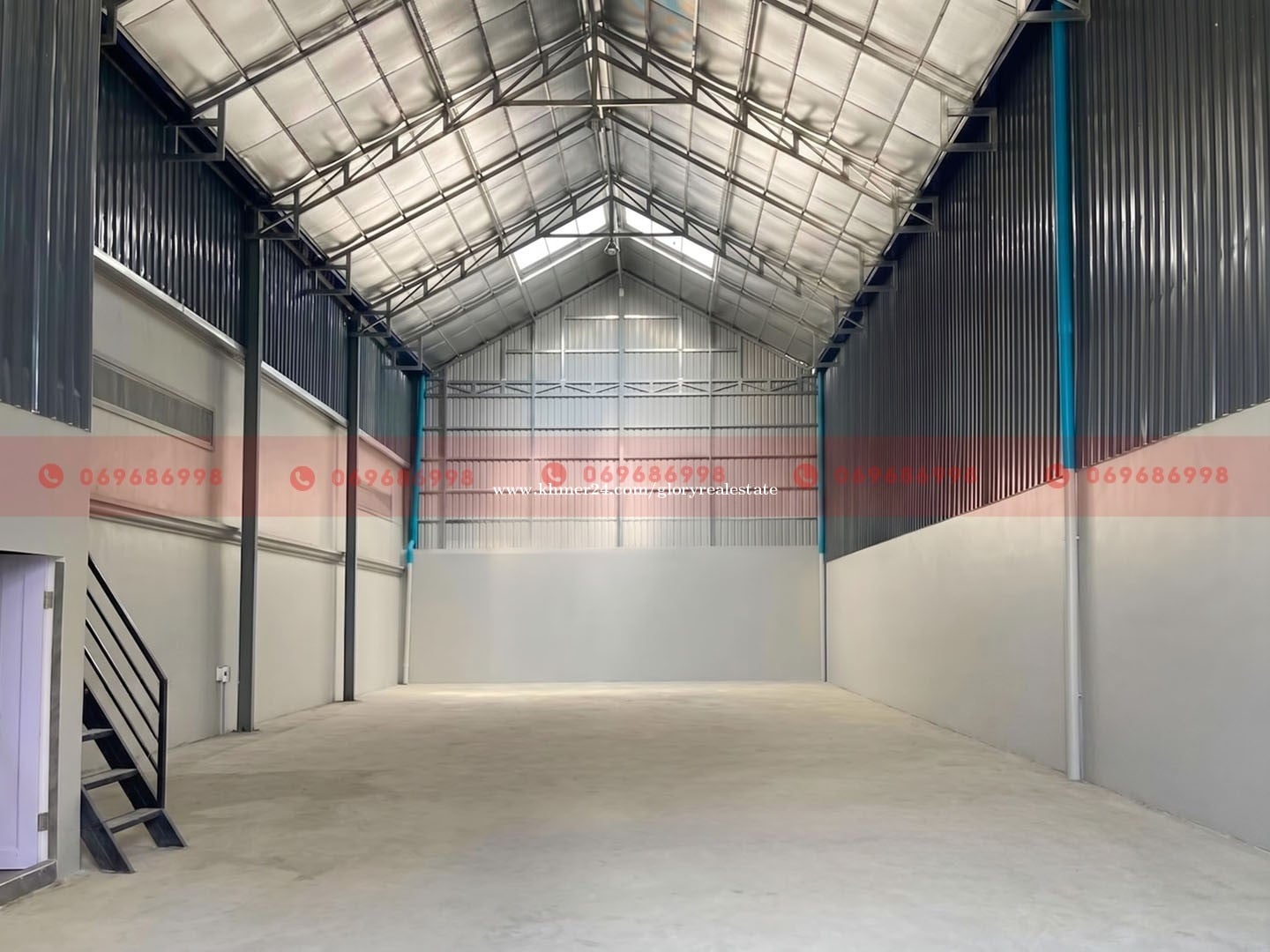 225 Sqm Warehouse For Lease On A Sub-Concrete Road In Krang Thnong