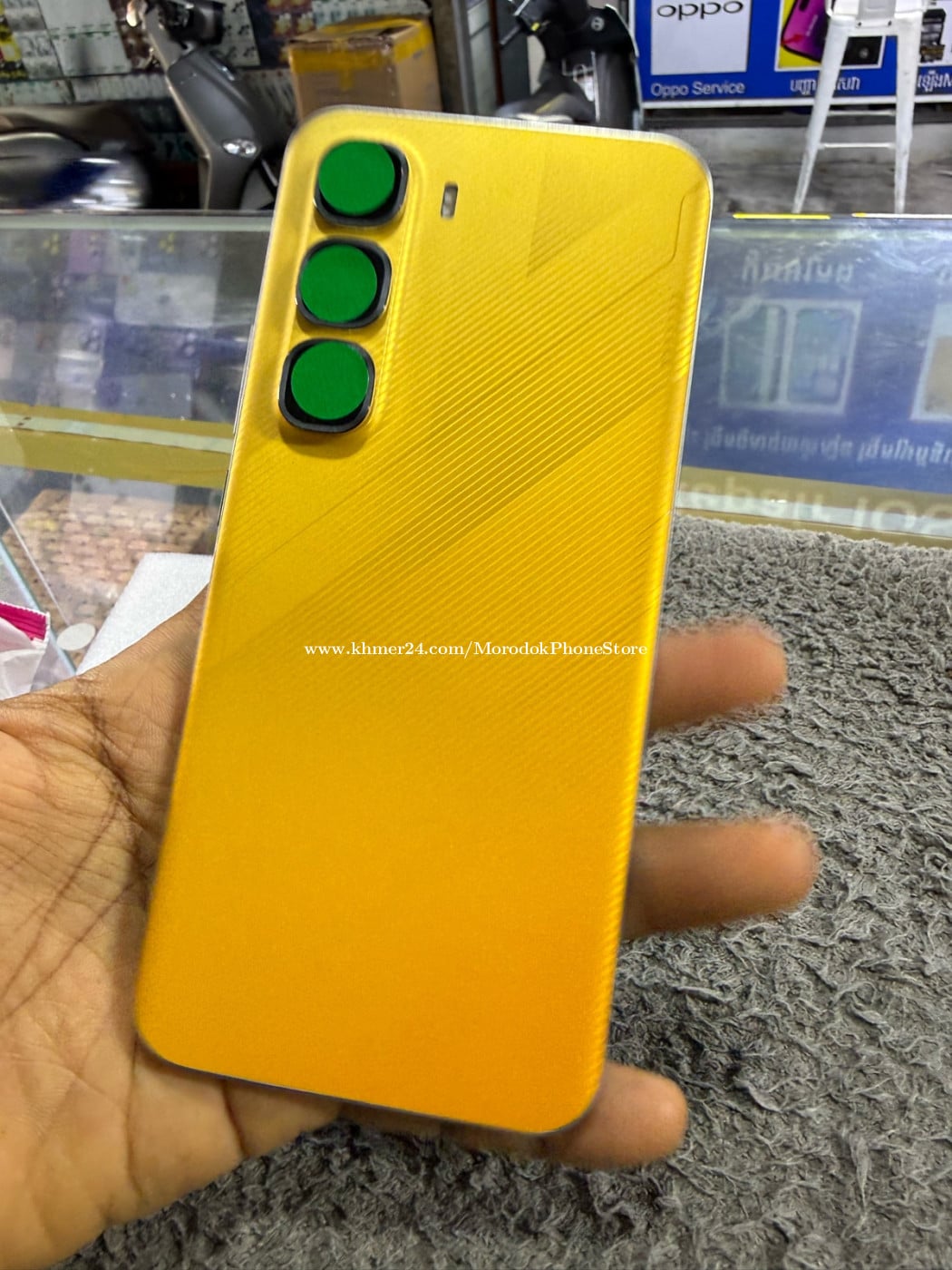 Infinite Hot60Pro Plus Ram8G Memory256G ក្រុមហ៊ុនសុីមពីរ មានឆ្នាំងសាក