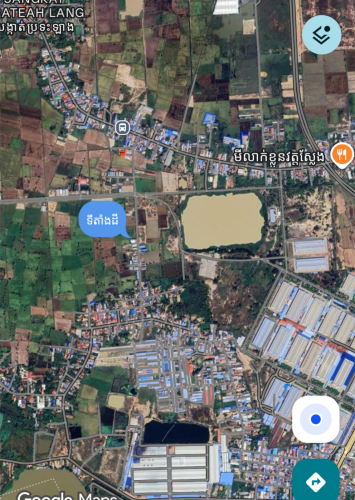 ដីអាជីវកម្មលក់ ជាប់ផ្លូវបេតុង
