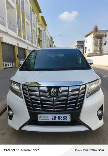 ឡានលក់Toyota Alphard V6 Specs Russia 2018 Executives Loungesចង្កូតឆ្វេង