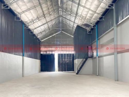 225 Sqm Warehouse For Lease On A Sub-Concrete Road In Krang Thnong