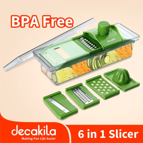 6 in 1 Detachable Handheld Mandoline Slicer