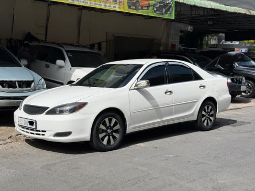Camry (បាឡែន) 2003 LE ABS ពណ៍សកៅអីចុចសងខាង ទឹកថ្នាំហ្សុីន 90%