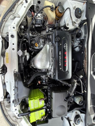 Camry (បាឡែន) 2003 LE ABS ពណ៍សកៅអីចុចសងខាង ទឹកថ្នាំហ្សុីន 90%