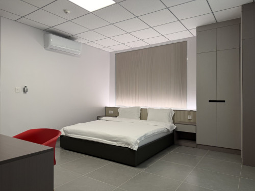 Chic 2 King Beds near Aeon Mall Sensok - 5 min [家具齐全的公寓] [가구가 완비된 아파트]