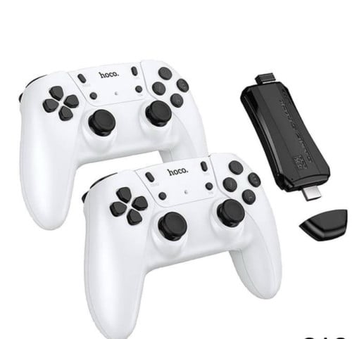 Game stick + 2 wireless gamepads set