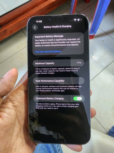 iphone 13 PMស៊ីនទាំងអស់ អេក្រង់ជាំដូចរូប