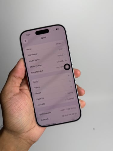 iPhone 17 256G ឡុកសុីម សុីម2 មិនទ្រាប់ទ្រនាប់សុីម🤩