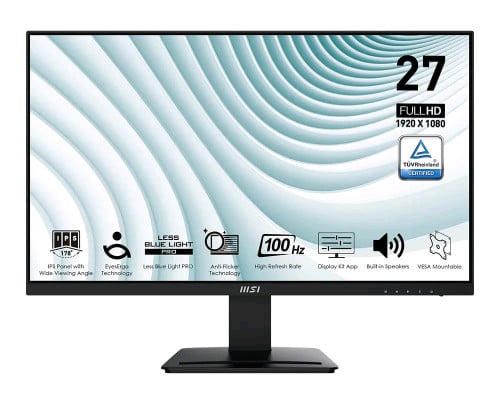 Monitor MSI PRO MP273A 27'' ( FHD 100Hz IPS )