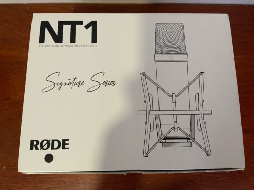 RØDE NT1 Signature Series Condenser Microphone (Pink) - Mint Condition Studio Bundle