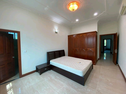 Single Villa at Borey ChamKar Mon for rent