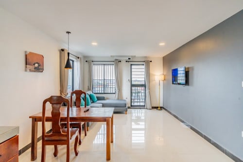 Stunning 1-Bedroom Apartment For Rent — Toul Kork, Phnom Penh!