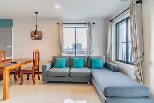 Stunning 1-Bedroom Apartment For Rent — Toul Kork, Phnom Penh!