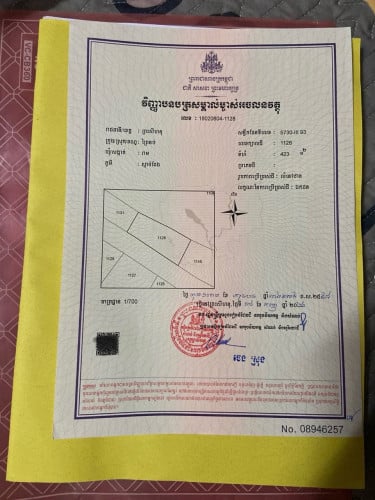 ដីក្រោយផ្សាកងកេងកំពង់សោម ជិតព្រលាន