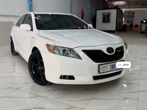 ឡានលក់ Camry 08 Hybrid Full option ពណ័ស