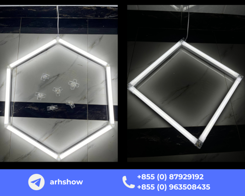 អំពូលភ្លើងសម្រាប់ LED Light Barbershop Salon