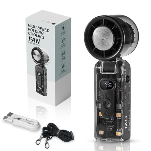 កូនកង្ហារ Mini AI Cooling Fan FC8  សម័យថ្មី2026 តម្លៃត្រឹមតែ12$ និងហ្វ្រីដឹកជូនទូទាំងខេត្ត
