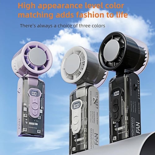 កូនកង្ហារ Mini AI Cooling Fan FC8  សម័យថ្មី2026 តម្លៃត្រឹមតែ12$ និងហ្វ្រីដឹកជូនទូទាំងខេត្ត