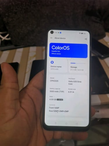 សៀមរាប លក់រឺដូរ Oppo A55 បែកកញ្ចក់ប្រើបាន