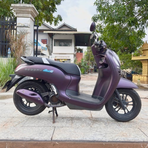 ⭐️ HONDA SCOOPY 2023 បិតស្វាយ Satin