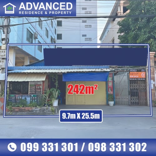🏘 ដី​ និង ផ្ទះ នៅជិតផ្សារចម្រើនផល ត្រូវការលក់បន្ទាន់ខ្លាំង