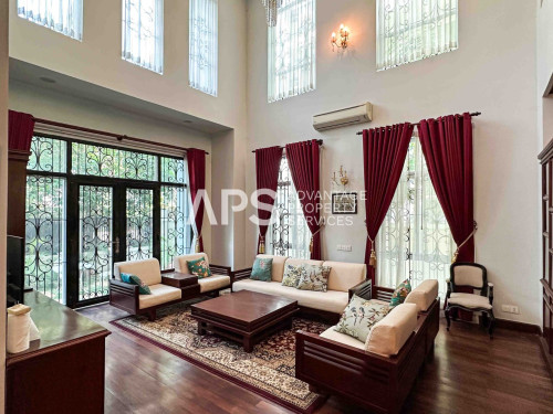 5+2 Bedroom Villa For Rent - | Tonle Basak | Phnom Penh