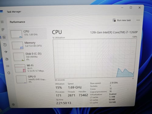 All In One PC CPU i7-12th/16GB/256GB/Screen 24" /Win11 Pro