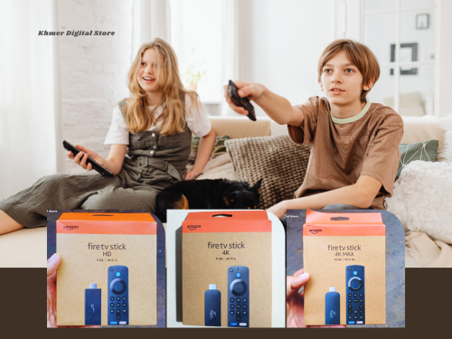 Amazon Fire TV Stick 4K Max , supports Wi-Fi 6E, free & live TV without cable or satellite