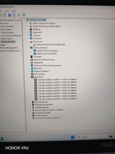 Asus​ i7(11Th) Ram 12GB M2 512GB VGA Nvidia 330MX 2GB Srecn 15.6'FHD