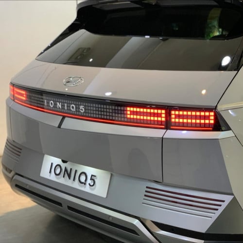 Clear Stock EV Car IONIQ5