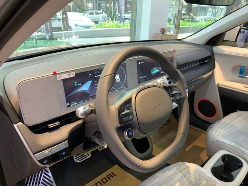 Clear Stock EV Car IONIQ5