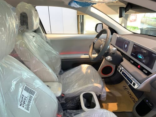 Clear Stock EV Car IONIQ5