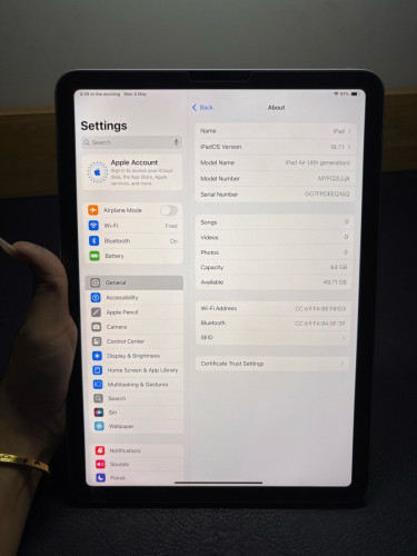 iPad Air4 Wifi 64g