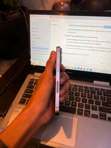 Iphone 14 bypass Wifi សាណុំសុីន មានស្កេន 128G សៀមរាប