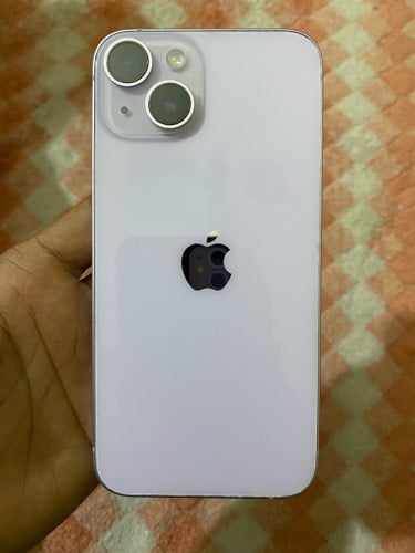 iPhone 14 ពណ៌ស្វាយ កូដLL/A Esim 128GB ស្អាត 98%