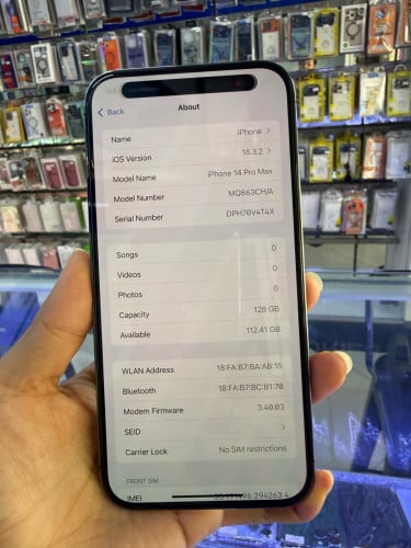 iPhone 14pro max 128GB 550$