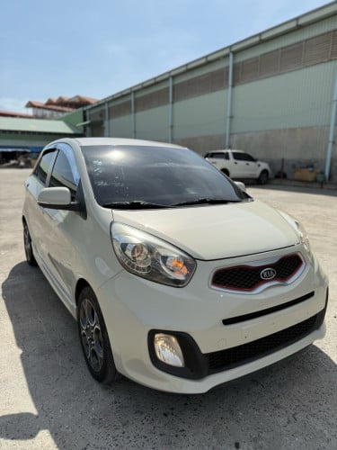 Kia morning 2012 full fsport smart key ឡានស្អាត អត់បុកប៉ះ អត់ច្រេសពុក