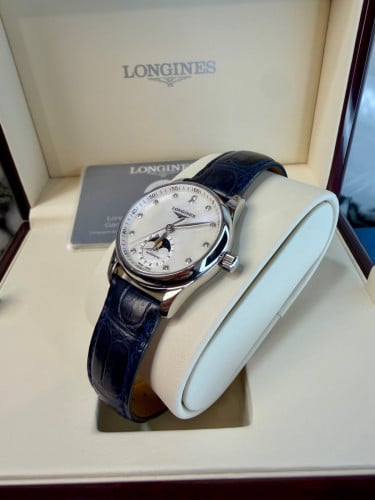 LONGINES MASTER COLLECTION MOON PHASE 🌖 💎34mm Full Set✨