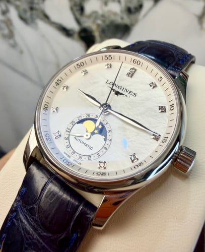 LONGINES MASTER COLLECTION MOON PHASE 🌖 💎34mm Full Set✨