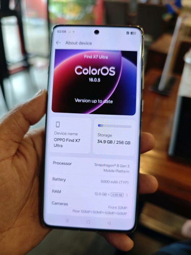 Oppo Find X7 Ultra 12g/256g_CH(វៃដូរបាន)👉$375