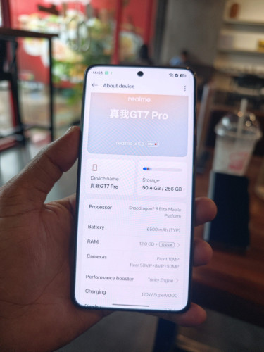 Realme GT7 Pro 12g/256g_CH(វៃដូរបាន)👉$365